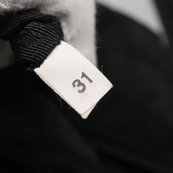 PRADA Tote Bag Nylon Black Silver Auth - Picture 13 of 16